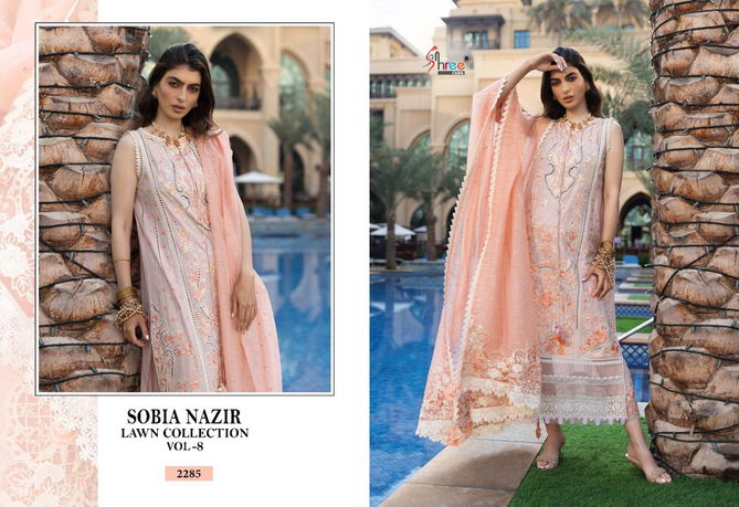 Shree Sobia Nazir Lawn 8 Fancy New Exclusive Wear Pakistani Salwar Kameez Collection